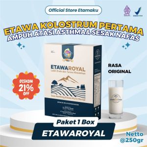 Etawaroyal– Susu Kambing Etawa Tingkatkan Kepadatan & Kesehatan Tulang Sendi Susu Anti Asam Urat Rematik Reumatik Nyeri Sendi 250gr - Rasa Original