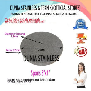 Spon 8" x 25 cmuntuk poles stainless