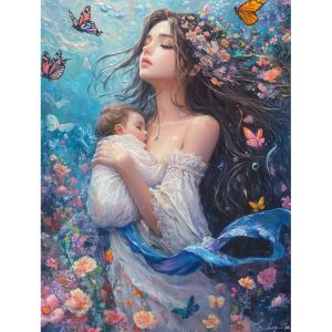 PhotoCustom 40x50cm Painting By Numbers Diy Kit For Adults Canvas Painting Figure Paintings Personalized Gift
