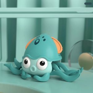 YOUSHI TOP Cảm biến tự động Đồ chơi mực nhảy Thoát khỏi  đất bằng phẳng Ánh sáng  Âm nhạc Đồ chơi tương tác mực Đi bộ nhảy múa Cứu kịp Bạch tuộc nhảy múa điện tử Dành cho trẻ sơ sinh