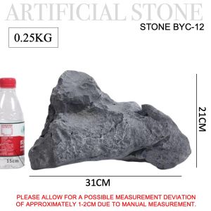 [SG THEJOYLAND] Stone Rock for Garden Landscape Deco Fake Pebbles Lifelike Large Rock Fiber Glass Stone Artificial Stone