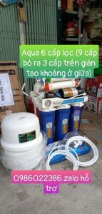 [Freeship Max] Máy lọc nước RO AQUA 9 - 10 cấp lọc không vỏ tủvỏ tủcó giá đỡ chân quỳcó thể liên hệ xem trược tiếp truóc khi đặt hàng- NPP Tuấn Lợi