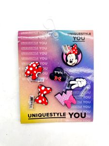 จิ๊บบิท Jibbiz ที่ติดรองเท้า ลายน่ารัก มี 9 แบบ ขนาด 2.5 CM ยกเซท ในเซทมี 5-6 ตัว Pony/McDonald/Minnie พร้อมส่ง AMA146