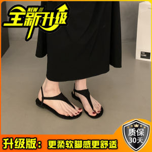 [Free Shipping] Trendy WomenS Sandals Summer Korean-Style Retro Suede Evening Resort Wedge Roman Shoes