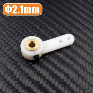 50pcs/lot Diameter 2.1/2.6/3.1/4.1mm Rudder Arms Landing Gear Steering Arm DIY Accessories For RC Airplanes Parts
