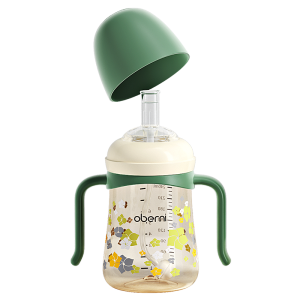 Oberni Botol Minum Anak Sedotan Mall High Quality PPSU Training Cup 240ml 300ml Anti Kolik Silicone Straw Bpa Free Botol Susu Bayi Sippy Cup 8oz 10oz Laki Laki Perempuan lucu murah