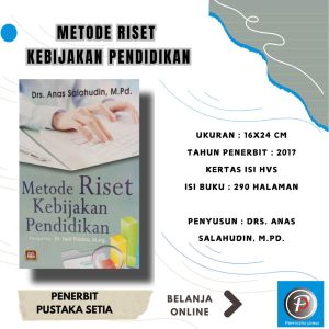 METODE RISET KEBIJAKAN PENDIDIKAN - PUSTAKA SETIA