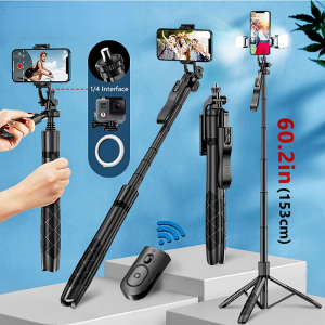 【COD】Phone-Stabilizer Anti-Shake Handheld Gimbal Shooting Tripod Multi-Function Selfie Stick Monopod