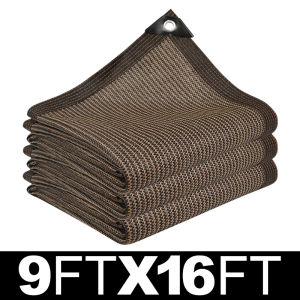 Sunshade net Anti UV 90% Brown net shade outdoor waterproof Garden net courtyard balcony sunshade net car sunshade net