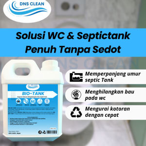 DNS Clean Bio-Tank Pengurai Septictank & WC Anti Bau - Botol Plastik Hijau Efisien