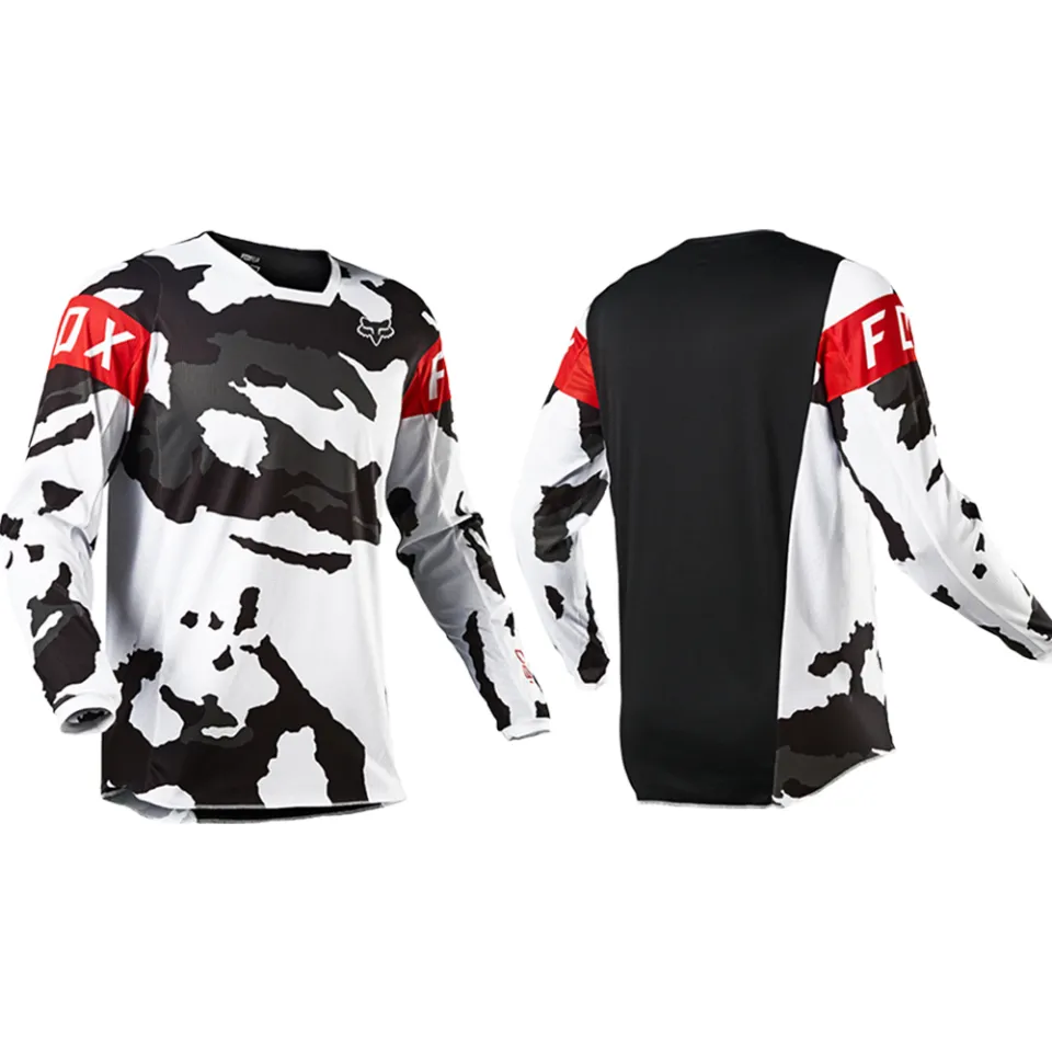 2023 new FOX jersey Motorcycle riding clothes bike Quick Dry MTB