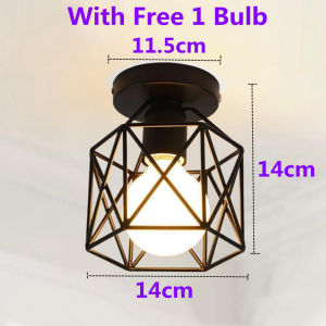 Vintage Metal Caged Ceiling Light Chandelier Modern Design Hanging Light Drop Light Pendant Light For Ceiling