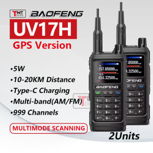 Baofeng UV-17H GPS Air Band Walkie Talkie Wireless Copy Frequency 999CH DTMF Type-C for UV-5R K5 21 Portable Two Way Radio Transmitter Station