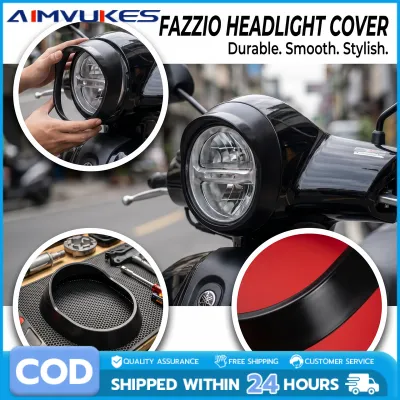 Headlight Cover Trim Ring Black Decoration Frame for Fazzio Motorcycle Accessories 【24 hours Delivery】COD
