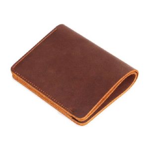 Ví Da Nam Da Bò Sáp Thật Dáng Đứng Nhiều Ngăn Tiện Dụng