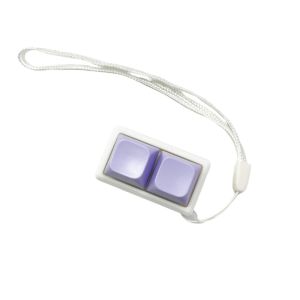 ALLLUCK 2 phím Móc khóa bàn phím Tự làm Giảm căng thẳng Đồ chơi bấm ngón tay mini Móc khóa fidget dành cho trẻ em lớn