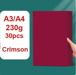 A4 230gsm Premium Cardstock 5 Red Color Series Assortment High Quality Thick Art Paper For Chinese New Year Decorations Origami Luxury Gift Boxes Creative DIY Art Crafting Lunar New Year Festive Spring Festival Card Making Paperboard Sheet