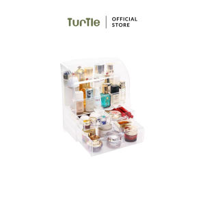 TURTLE Transparent Makeup / Skin Care Organiser Desktop Cosmetics Vanity Box