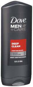 Dove Men+Care Body & Face Wash Deep Clean 13.50 oz (Packs of 6)