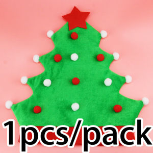 (1ชิ้น/ถุง) จี้ต้นคริสต์มาสหมวกปาร์ตี้วันหยุดและปีใหม่บรรจุภัณฑ์ของขวัญที่เข้าคู่กันตามเทศกาลและมีความสุข