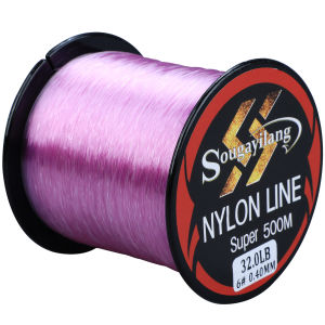 Sougayilang COD Senar Pancing Nilon 4 Warna 500M 11-36.3LB Terdiri dari Uji Sutra Mentah Impor Tarik Hingga Fishing Lines Joran Pancing.