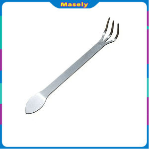 Masely Stainless Steel Gardening Rake Weeding Uprooting Tool Dual Purpose Shovel 1 Piece