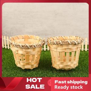 🚚【Local Express Delivery】🚚 2Pcs Lamp Shade Light Cover Shades Chandelier Drum Woven Cage Bulbceiling Rattan Pendanttable Wicker Lamps Cottage Country