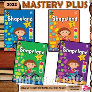 Early Education SHAPELAND Interactive Book for Children Kids Pre-school level Kindergarten /Quiet Book - PELANGI