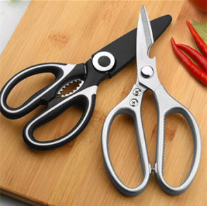 Japan Stainless Steel Kitchen Scissors Multipurposes Shears Tool For Meat Vegetables Herb Scissors Bbq Chicken Bone Scissor Can Opener Nut Opener Multifunctional
