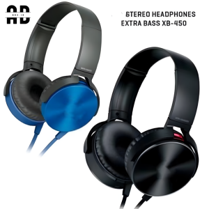 HEADPHONE BANDO KABEL XB450 EXTRA B + MIC