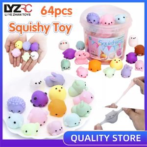LYZRC 24/36/64 PCS Squishy toy stress ball stress reliever toys For Kids