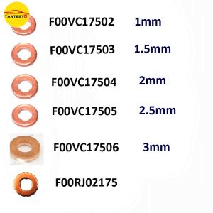 F00RJ02175 F00VC17502 F00VC17503 F00VC17504 F00VC17505 F00VC17506 Injector Copper Washers Shims 100PCS/lot for B0SCH Injector