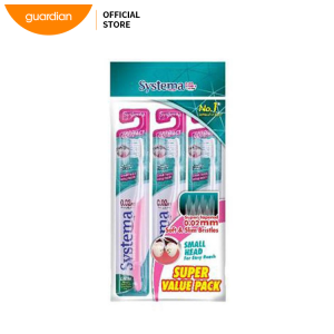 Systema Essential Clean Toothbrushes - Compact 3s