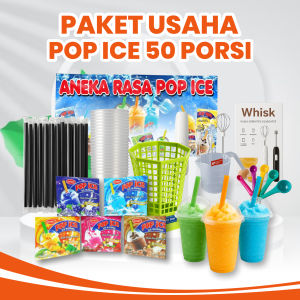 POP ICE PAKET LENGKAP 50 PORSI ANEKA RASA | POP ICE | PAKET USAHA POP ICE