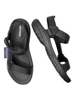Sandal Gunung Pria Skecher Terbaru Sendal Gunung Hiking Cowok Tali Velcro Kekinian Keren Anti Air