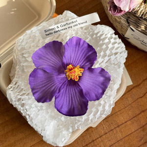 Jepit Rambut Bunga Anggrek Orchid Hair Klip Wanita Aksesoris Hiasan Gaya Korea