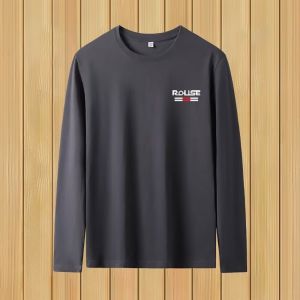 Trail Echo  เสื้อยืดแขนยาวลำลองผู้ชายแฟชั่นใส่สบาย