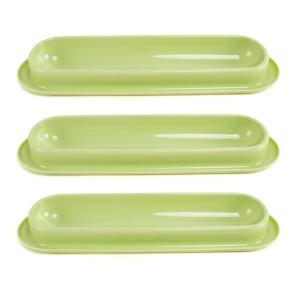 Nhiều mèo ăn ăn món ăn dễ giặt vật nuôi nhiều mèo ăn món ăn hình dạng dài mèo đồ để nước uống đĩa