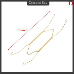 [Creative] Wall Display Plates Hanger W Type Decoration Dish Spring Holder Invisible Hook