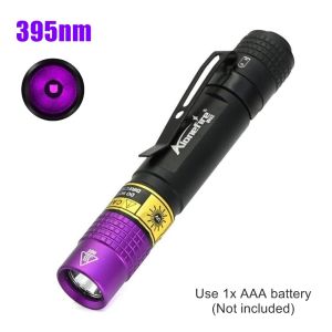 BLACKON Di động Đèn pin mini UV Bền Không thấm nước Đèn pin tia cực tím Đèn phát hiện đánh dấu Hợp kim nhôm Đèn kiểm tra UV Hộ gia đình