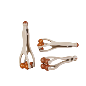 Wooden Finger Massager Hand Joint Meridian Scraper Massage Roller Meridian Acupressure Stick Unblocking Lengthening Tool