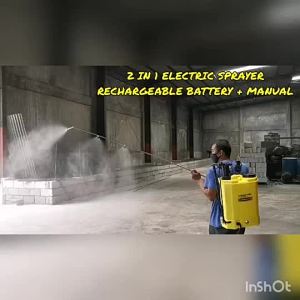 [JAPAN TERMINATOR] KNAPSACK SPRAYER 2 in 1 Electric Rechargeable and Manual agricultural POWER SPRAY