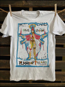 Retro Old School Punk Easter Style Funny Jesus Angel Graphic T-Shirt Soft 100% Cotton Casual MenS All-Match- Printed And Shipped From The PHL