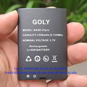 Pin hãng Goly Base 27 pro Dung lượng chuẩn 1550 mAh