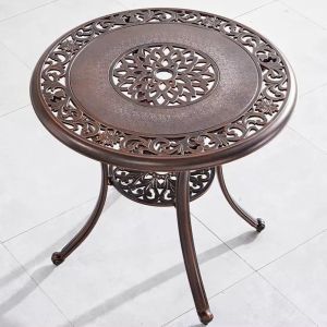 Bàn Ghế Sân Vườn Ngoài Trời BA-T80 Nhôm Đúc Sơn Tĩnh Điện Cao Cấp - Thiết Kế Hiện Đại