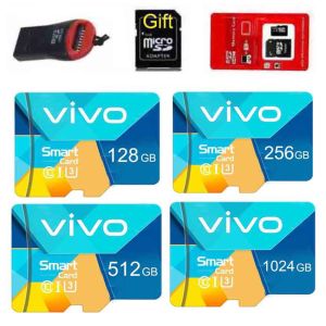 FREE+COD VIVO 128G 64GB 64G 256GB 512GB Memory Micro SD Card XC Microsd C10 1TB with Free Reader