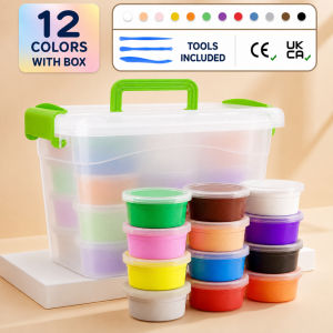 [SG Stock] 12/24/36 Colors Ultra Light Air Dry Clay for Kids DIY Craft  Soft Modeling Clay for Child Education