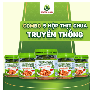 Combo 5 Hộp Thịt Chua Truyền Thống Trường Foods 220g/Hộp