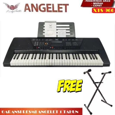 Keyboard piano ANGELET XTS-966 61key USB MIDI TERLENGKAP ORIGINAL