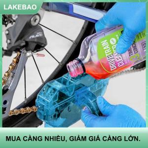 【LAKEBAO】 Xách Tay Xe Đạp Chuỗi Cleaner Xe Đạp Bàn Chải Scrubber Công Cụ Rửa Leo Núi Đi Xe Đạp Làm Sạch Kit Ngoài Trời Phụ Kiện Chuỗi Làm Sạch